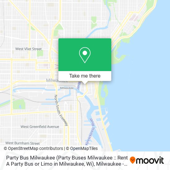 Mapa de Party Bus Milwaukee (Party Buses Milwaukee :: Rent A Party Bus or Limo in Milwaukee, Wi)