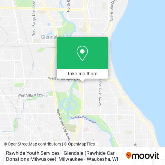 Mapa de Rawhide Youth Services - Glendale (Rawhide Car Donations Milwuakee)