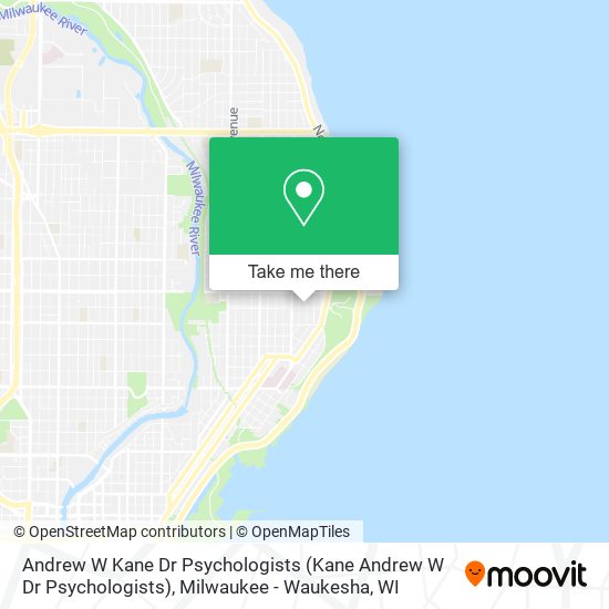 Andrew W Kane Dr Psychologists map
