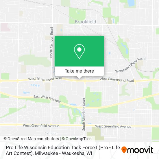 Pro Life Wisconsin Education Task Force I (Pro - Life Art Contest) map