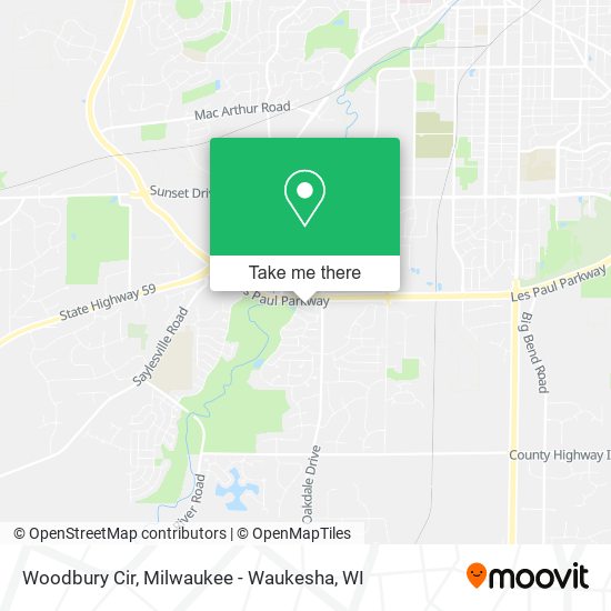 Mapa de Woodbury Cir