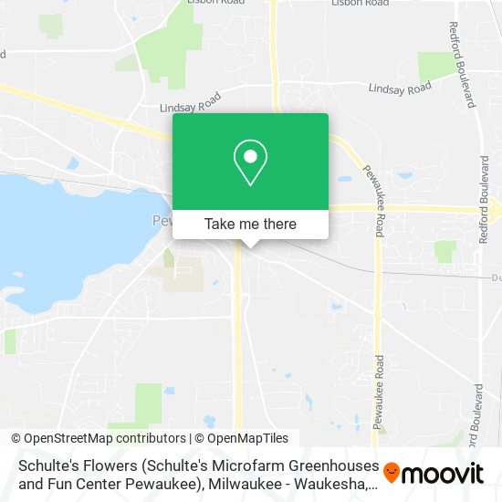 Schulte's Flowers (Schulte's Microfarm Greenhouses and Fun Center Pewaukee) map