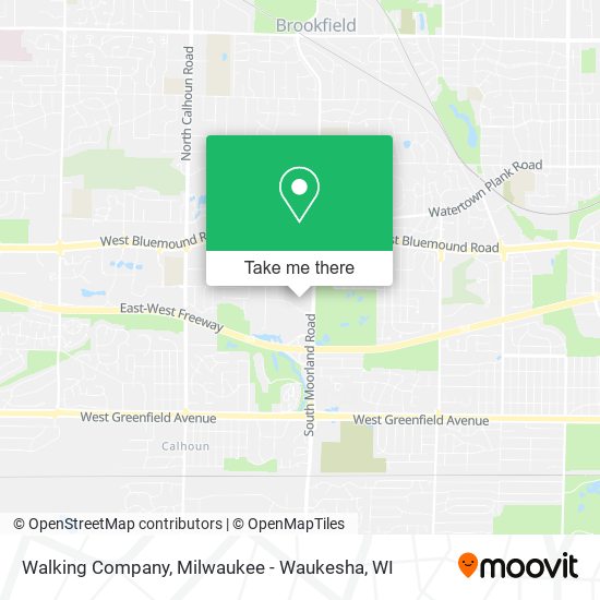Walking Company map