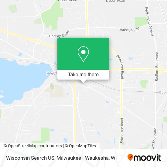 Wisconsin Search US map