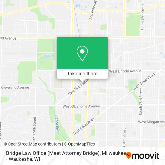Mapa de Bridge Law Office (Meet Attorney Bridge)