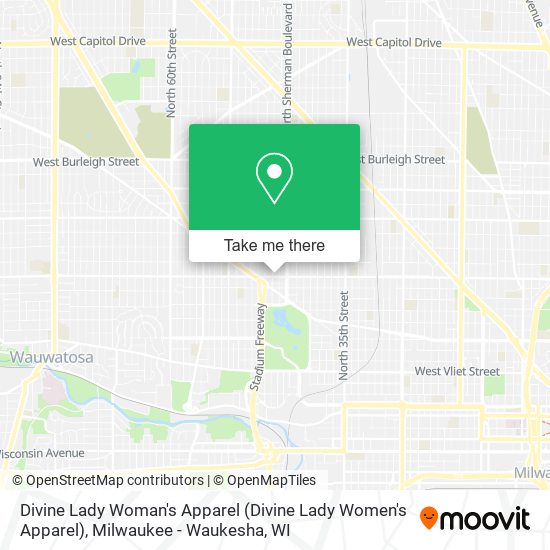 Divine Lady Woman's Apparel map