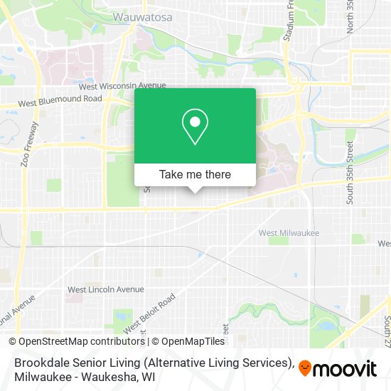 Mapa de Brookdale Senior Living (Alternative Living Services)