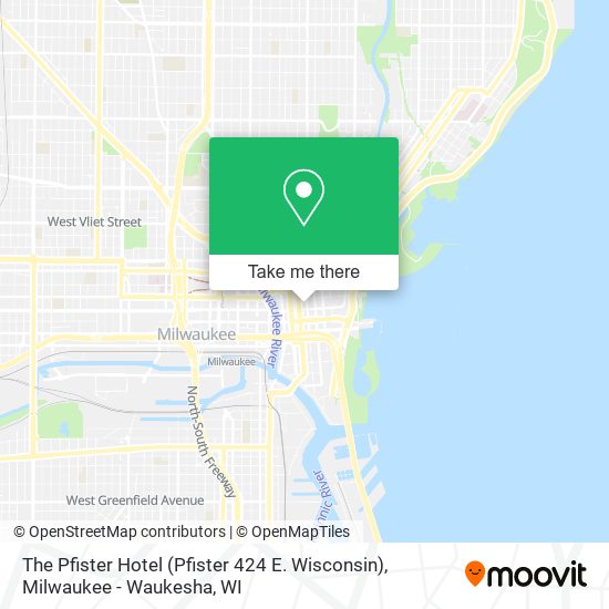 Mapa de The Pfister Hotel (Pfister 424 E. Wisconsin)
