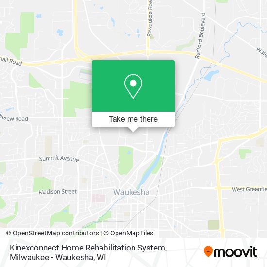 Kinexconnect Home Rehabilitation System map