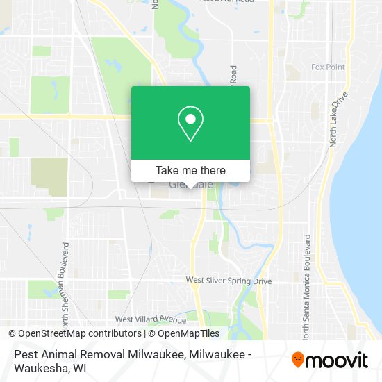 Mapa de Pest Animal Removal Milwaukee