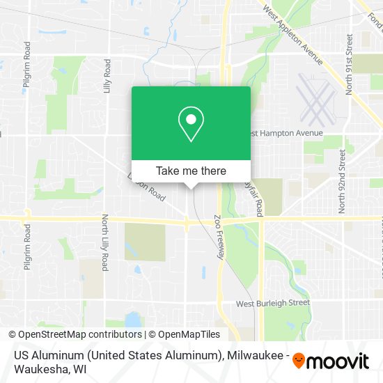 Mapa de US Aluminum (United States Aluminum)