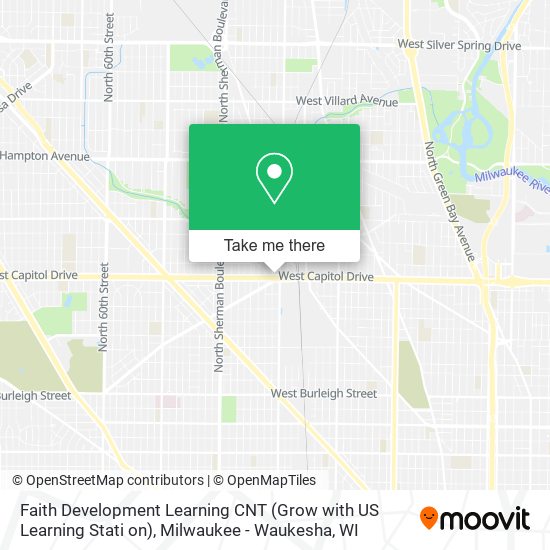 Faith Development Learning CNT (Grow with US Learning Stati on) map