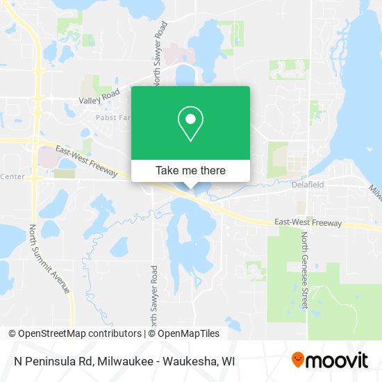 Mapa de N Peninsula Rd