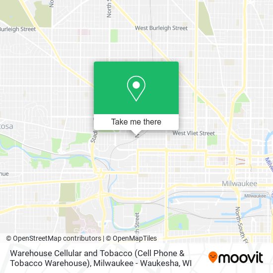 Mapa de Warehouse Cellular and Tobacco (Cell Phone & Tobacco Warehouse)
