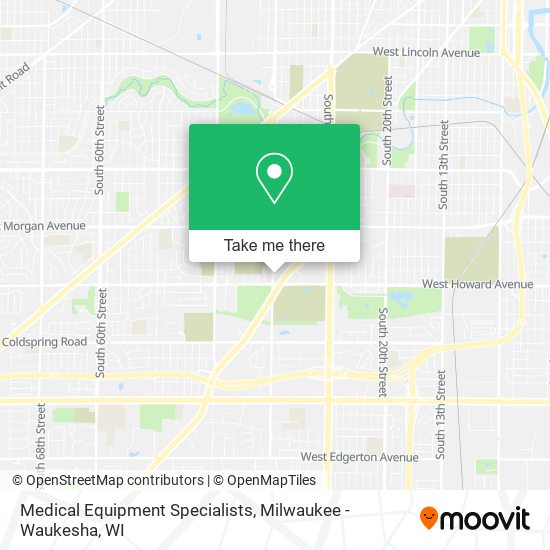 Medical Equipment Specialists map