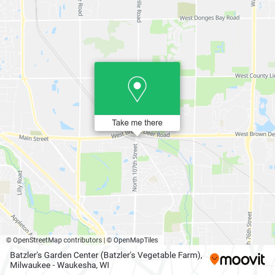 Mapa de Batzler's Garden Center (Batzler's Vegetable Farm)