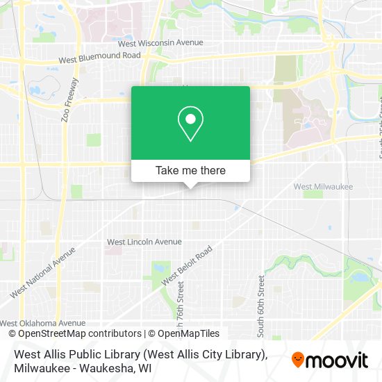 Mapa de West Allis Public Library