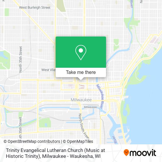 Mapa de Trinity Evangelical Lutheran Church (Music at Historic Trinity)