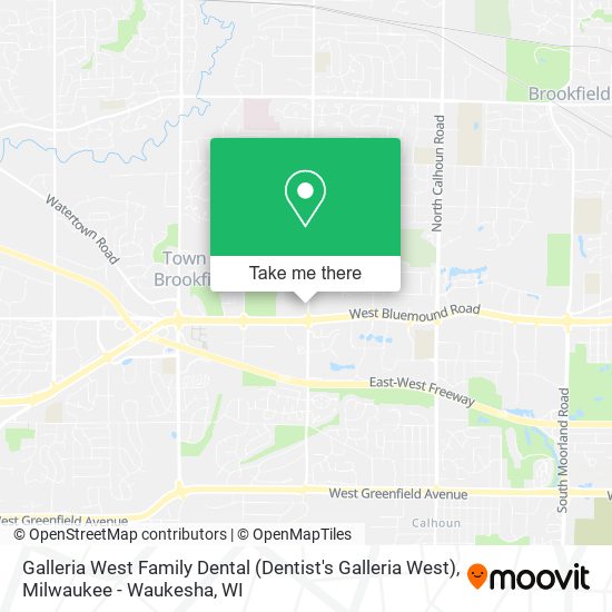 Galleria West Family Dental (Dentist's Galleria West) map