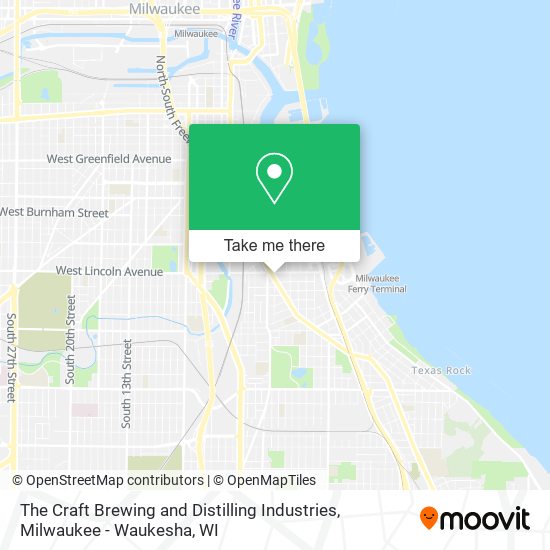 Mapa de The Craft Brewing and Distilling Industries