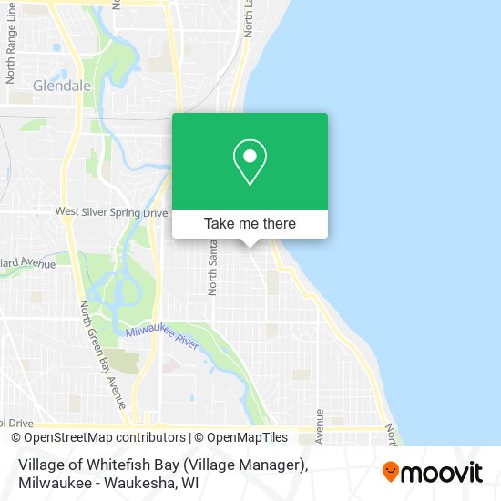 Mapa de Village of Whitefish Bay (Village Manager)