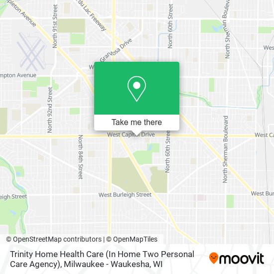 Mapa de Trinity Home Health Care (In Home Two Personal Care Agency)