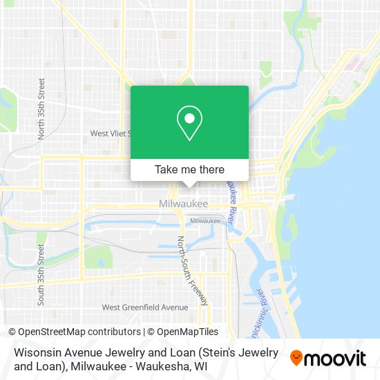 Mapa de Wisonsin Avenue Jewelry and Loan (Stein's Jewelry and Loan)