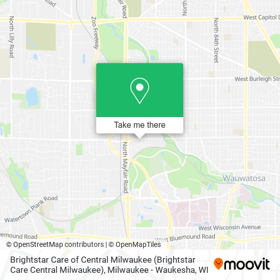 Brightstar Care of Central Milwaukee map