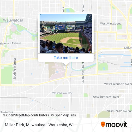 Miller Park map