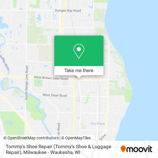 Tommy's Shoe Repair map