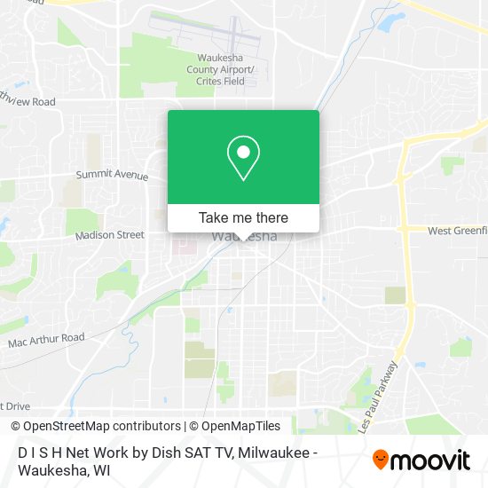 D I S H Net Work by Dish SAT TV map