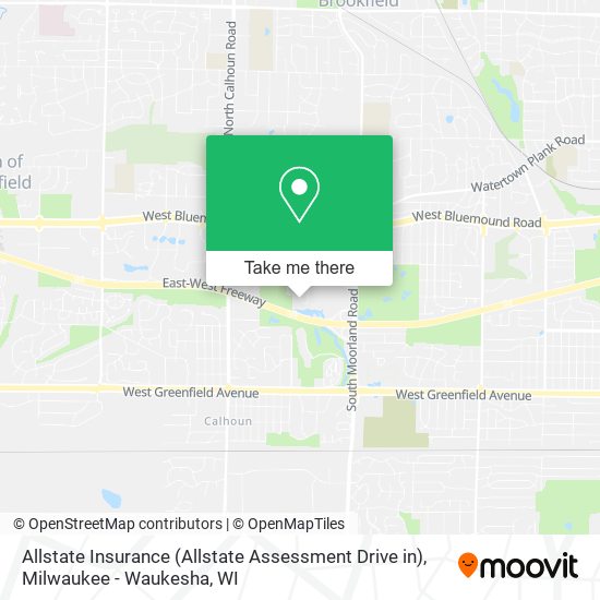 Allstate Insurance (Allstate Assessment Drive in) map