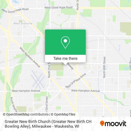 Mapa de Greater New Birth Church (Greater New Birth CH Bowling Alley)