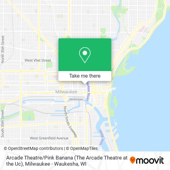 Mapa de Arcade Theatre / Pink Banana (The Arcade Theatre at the Uc)