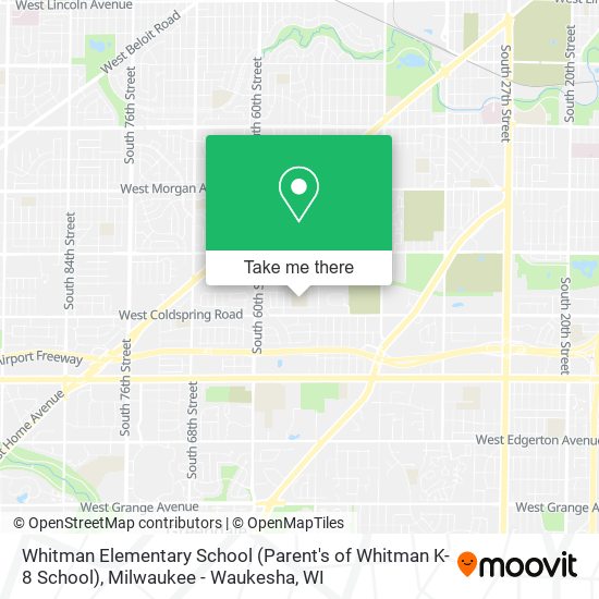Mapa de Whitman Elementary School (Parent's of Whitman K-8 School)