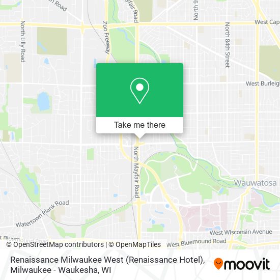 Mapa de Renaissance Milwaukee West (Renaissance Hotel)