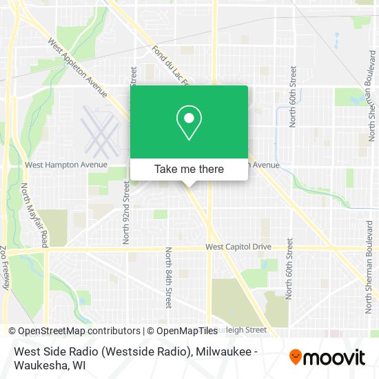 Mapa de West Side Radio (Westside Radio)