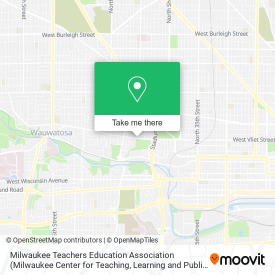 Mapa de Milwaukee Teachers Education Association