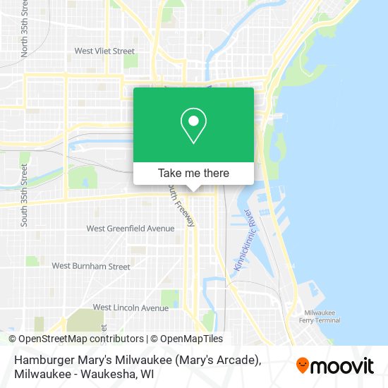 Mapa de Hamburger Mary's Milwaukee (Mary's Arcade)