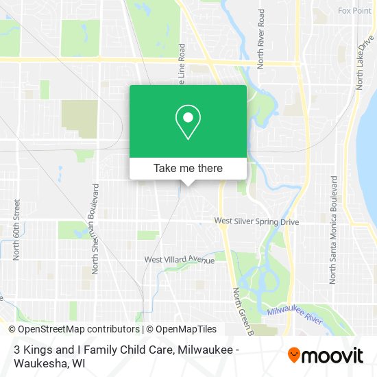 Mapa de 3 Kings and I Family Child Care