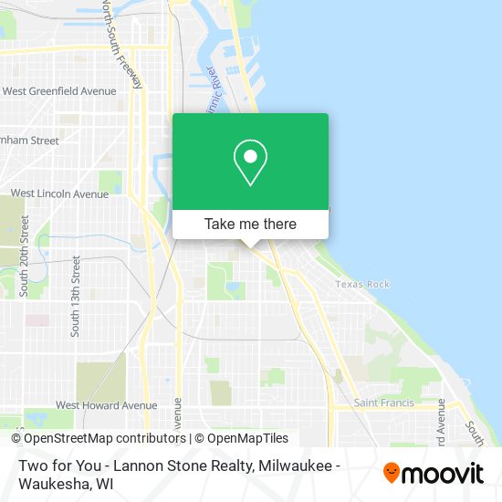 Mapa de Two for You - Lannon Stone Realty