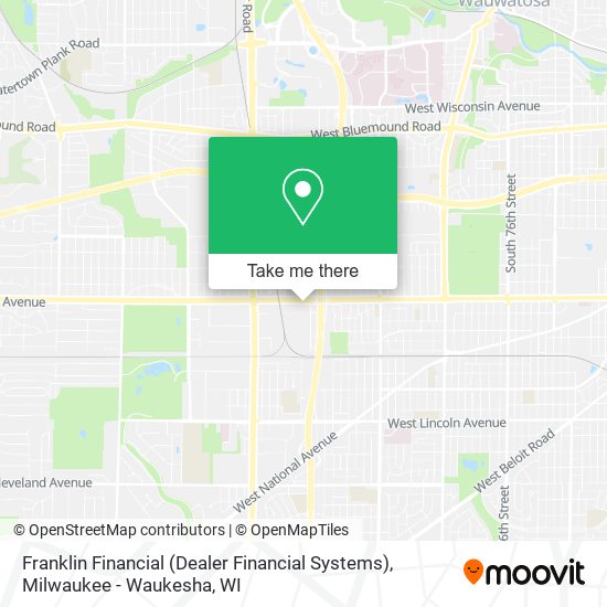 Mapa de Franklin Financial (Dealer Financial Systems)