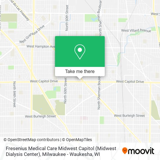 Mapa de Fresenius Medical Care Midwest Capitol (Midwest Dialysis Center)