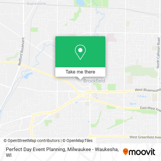 Perfect Day Event Planning map