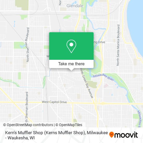 Mapa de Kern's Muffler Shop (Kerns Muffler Shop)