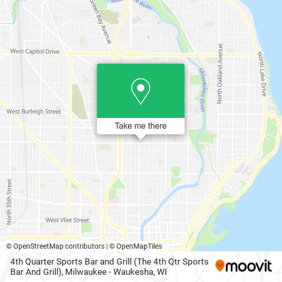 4th Quarter Sports Bar and Grill (The 4th Qtr Sports Bar And Grill) map