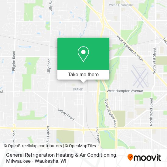General Refrigeration Heating & Air Conditioning map