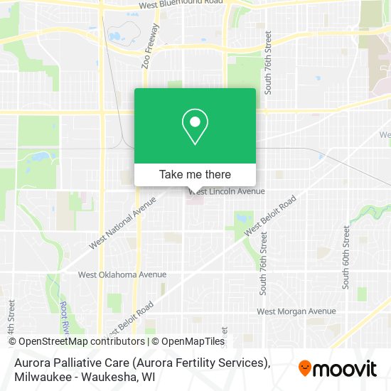 Mapa de Aurora Palliative Care (Aurora Fertility Services)