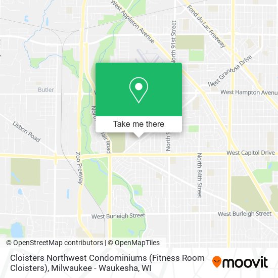 Mapa de Cloisters Northwest Condominiums (Fitness Room Cloisters)