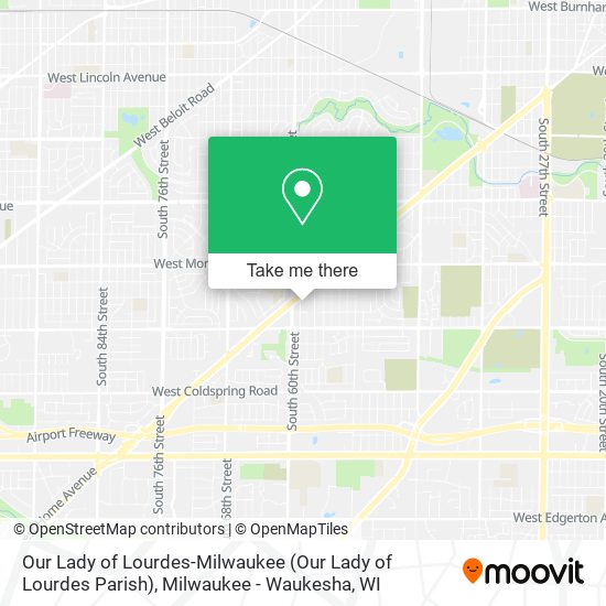 Mapa de Our Lady of Lourdes-Milwaukee
